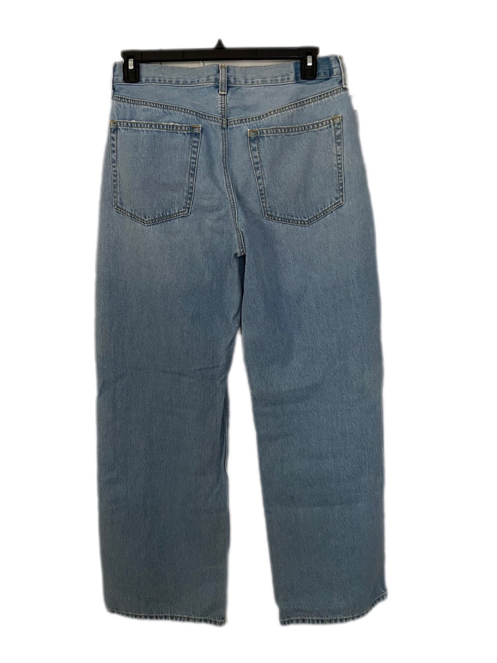 Etica Light Blue 100% Cotton High Waisted Button Fly Wide-Leg Jeans - Picture 3 of 13